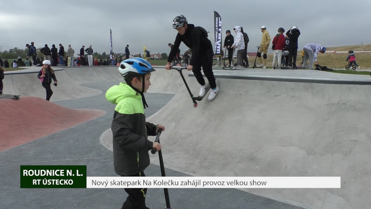 ROUDNICE N. L.: Nový skatepark Na Kolečku zahájil provoz velkou show