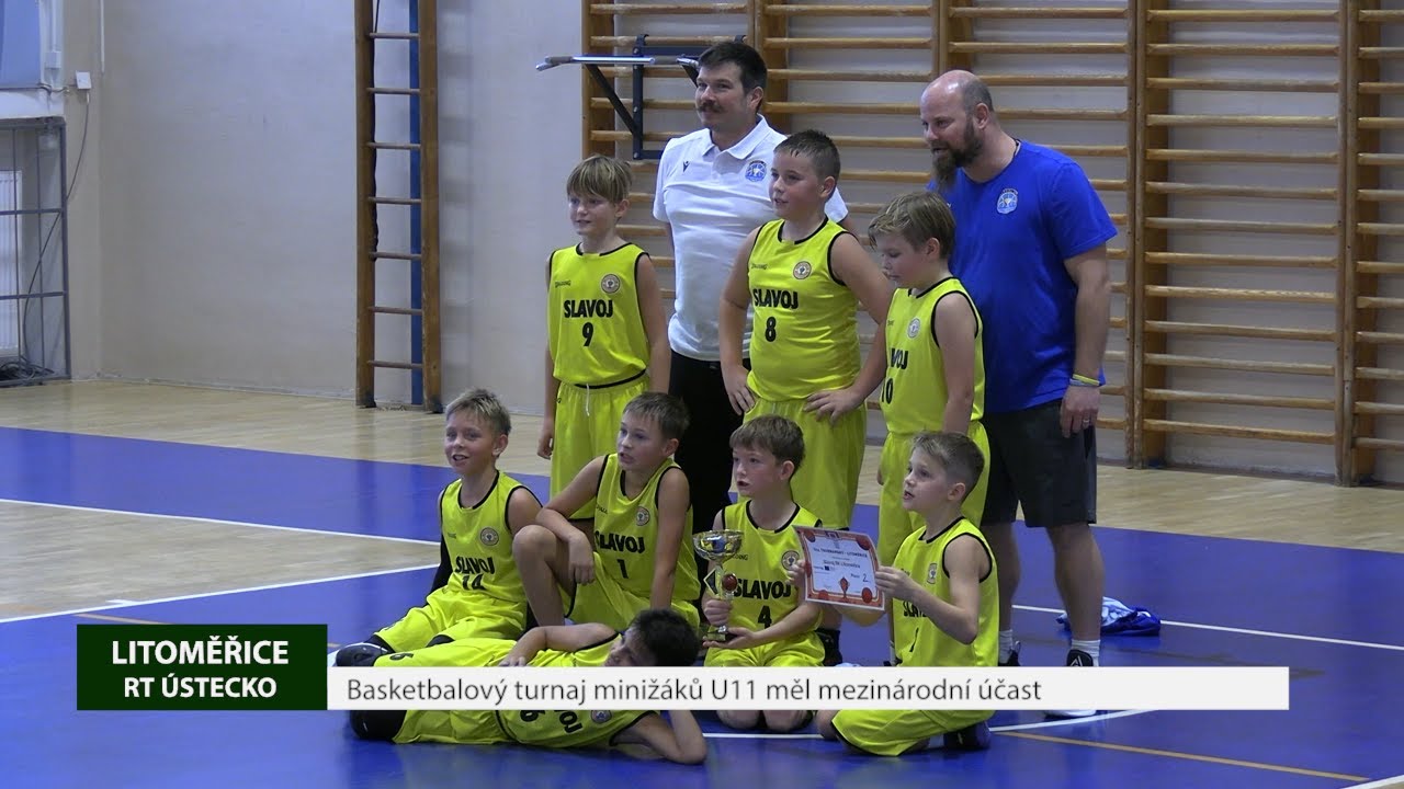 LITOMĚŘICE: Basketbalový turnaj minižáků U11 měl mezinárodní účast