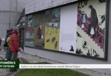 LITOMĚŘICE: Galerii na zdi zdobí komiksový Jarmil Marka Rubce