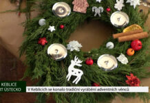 KEBLICE: V Keblicích se konalo tradiční vyrábění adventních věnců