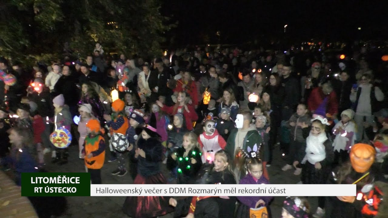 LITOMĚŘICE: Halloweenský večer s DDM Rozmarýn měl rekordní účast