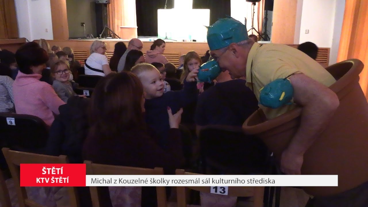 ŠTĚTÍ: Michal z Kouzelné školky rozesmál sál kulturního střediska