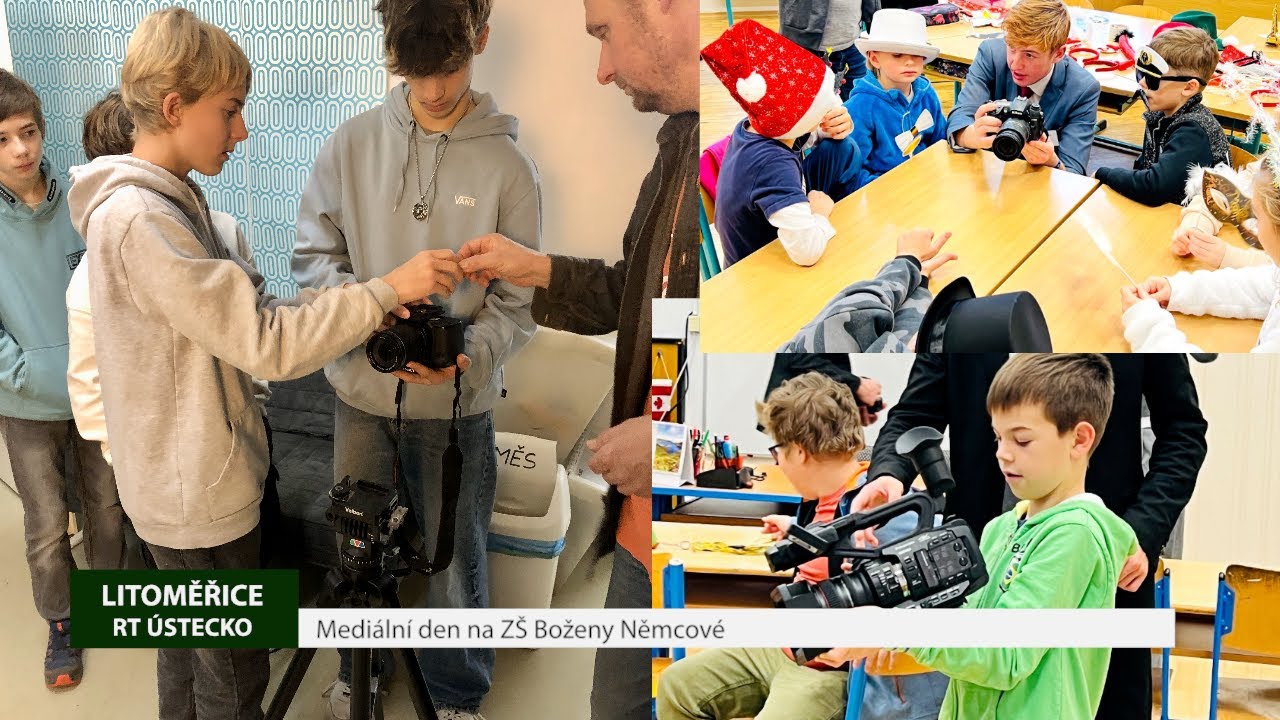 LITOMĚŘICE: Mediální den na ZŠ Boženy Němcové
