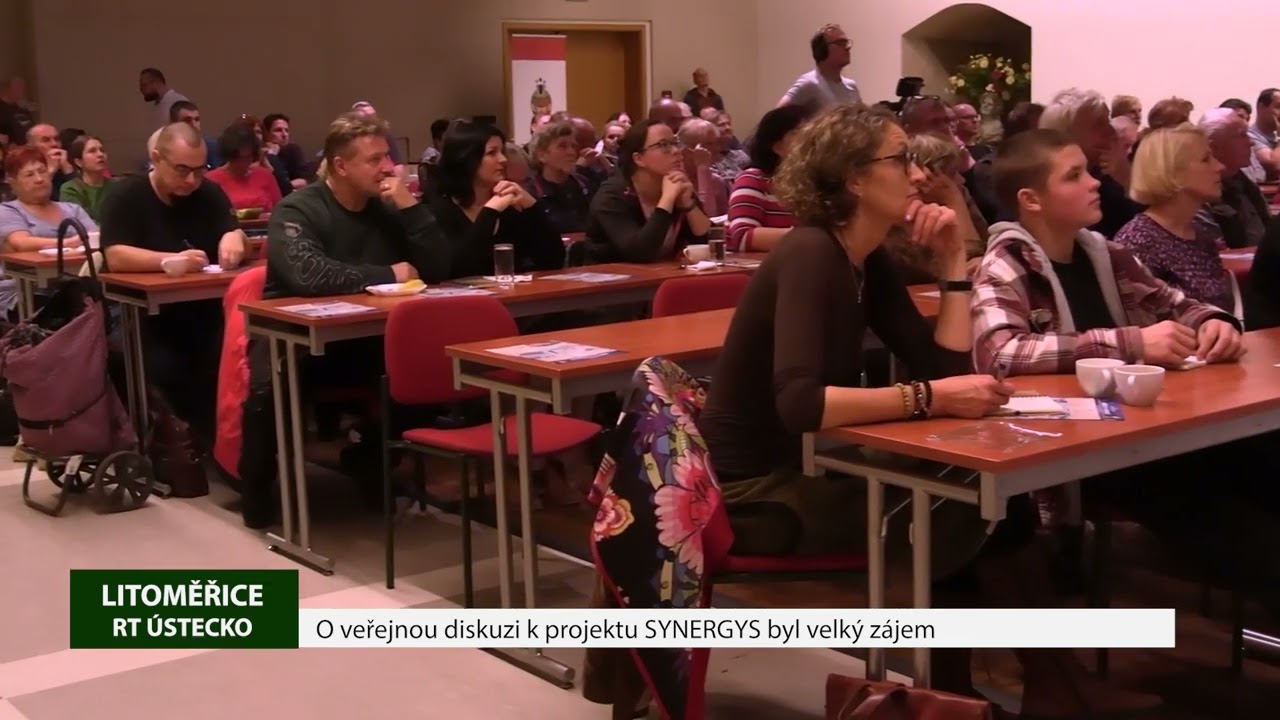 LITOMĚŘICE: O veřejnou diskuzi k projektu SYNERGYS byl velký zájem
