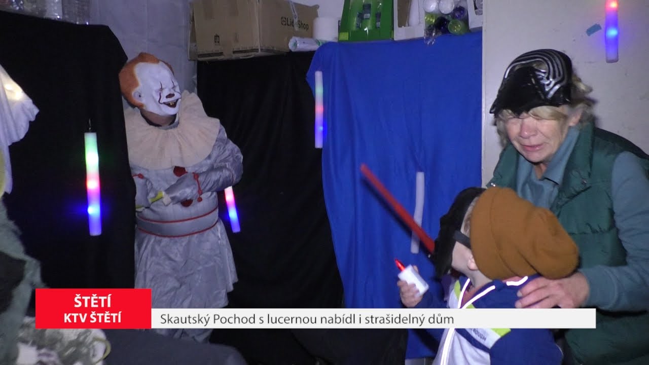 ŠTĚTÍ: Skautský Pochod s lucernou nabídl i strašidelný dům