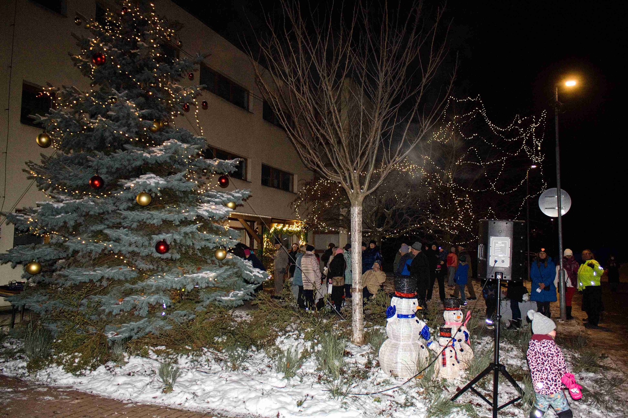 V Lovosicích se dnes rozzáří vánoční strom u Domu s pečovatelskou službou