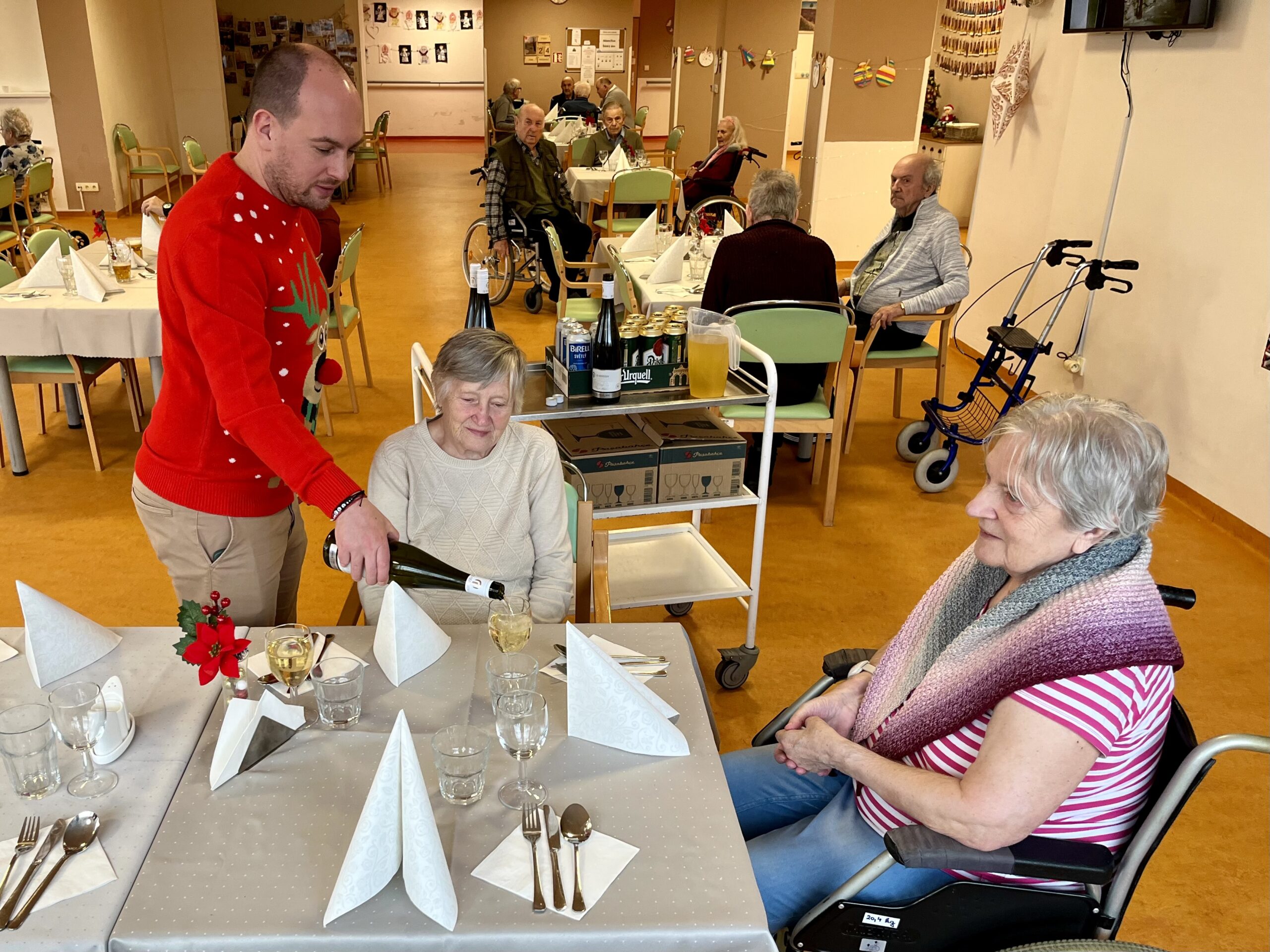 Klienti SeniorCentra SeneCura v Terezíně Vánoce oslavili naplno