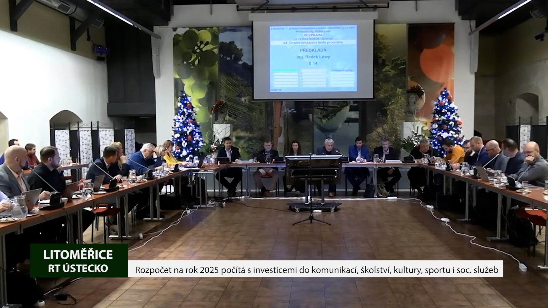 LITOMĚŘICE: Rozpočet na rok 2025 počítá s investicemi do komunikací, školství, kultury, sportu i soc. služeb LITOMĚŘICE: Rozpočet na rok 2025 počítá s investicemi do komunikací, školství, kultury, sportu i soc. služeb