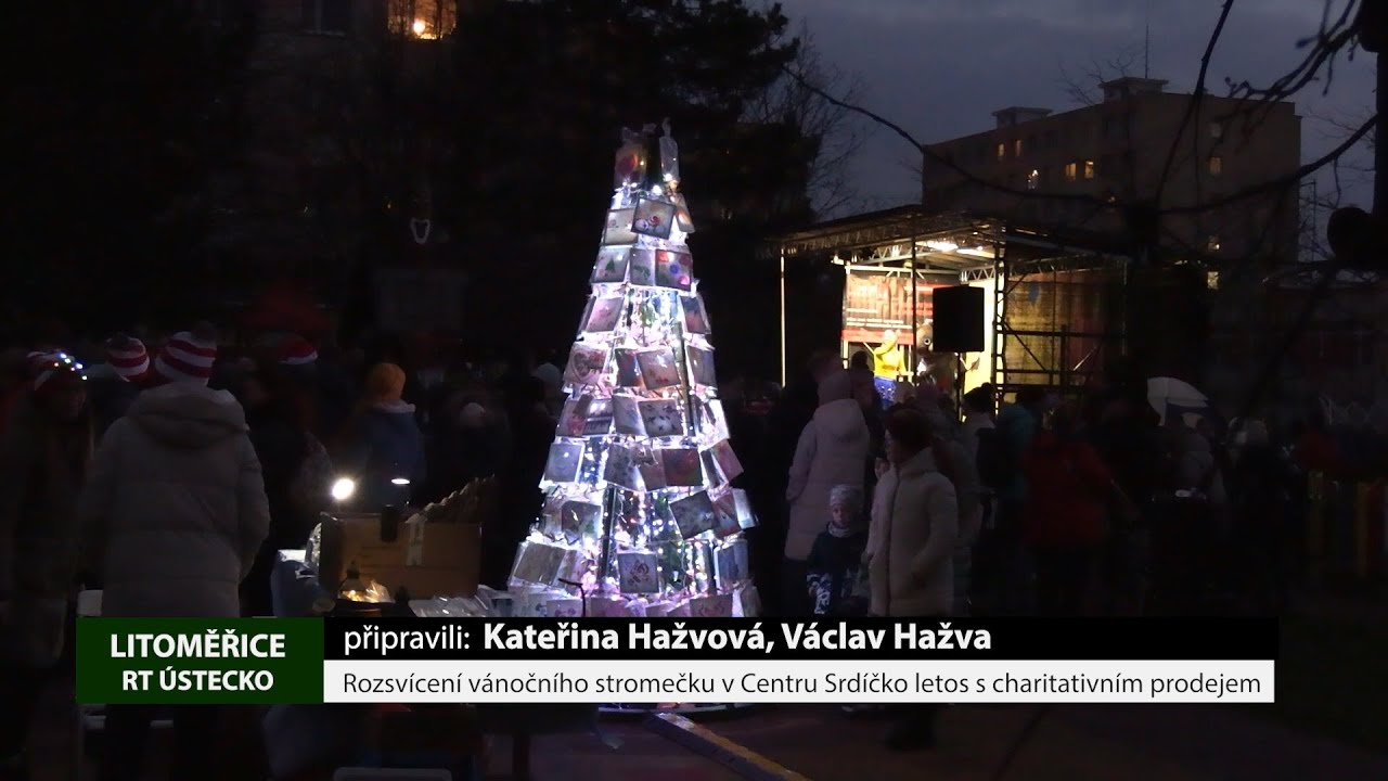 LITOMĚŘICE: Rozsvícení vánočního stromečku v Centru Srdíčko letos s charitativním prodejem