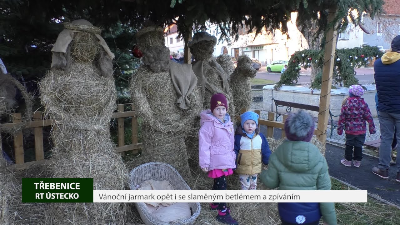 TŘEBENICE: Vánoční jarmark opět i se slaměným betlémem a zpíváním