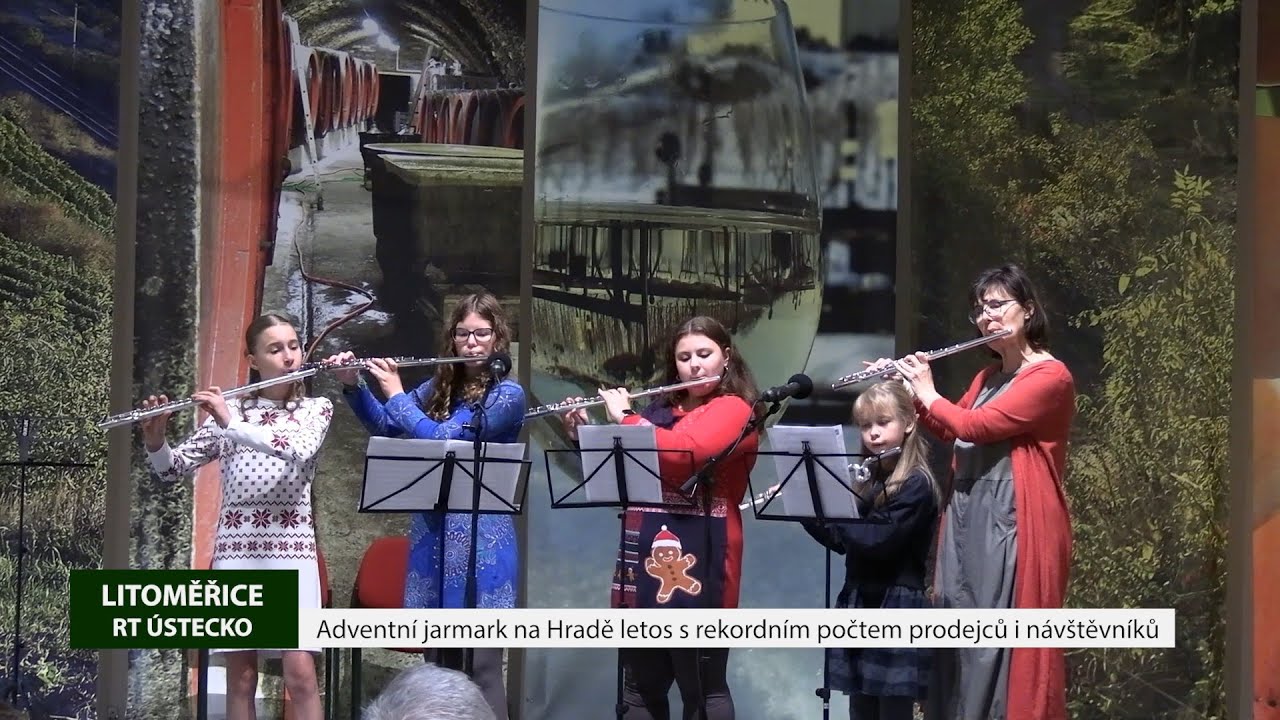 LITOMĚŘICE: Adventní jarmark na Hradě letos s rekordním počtem prodejců i návštěvníků