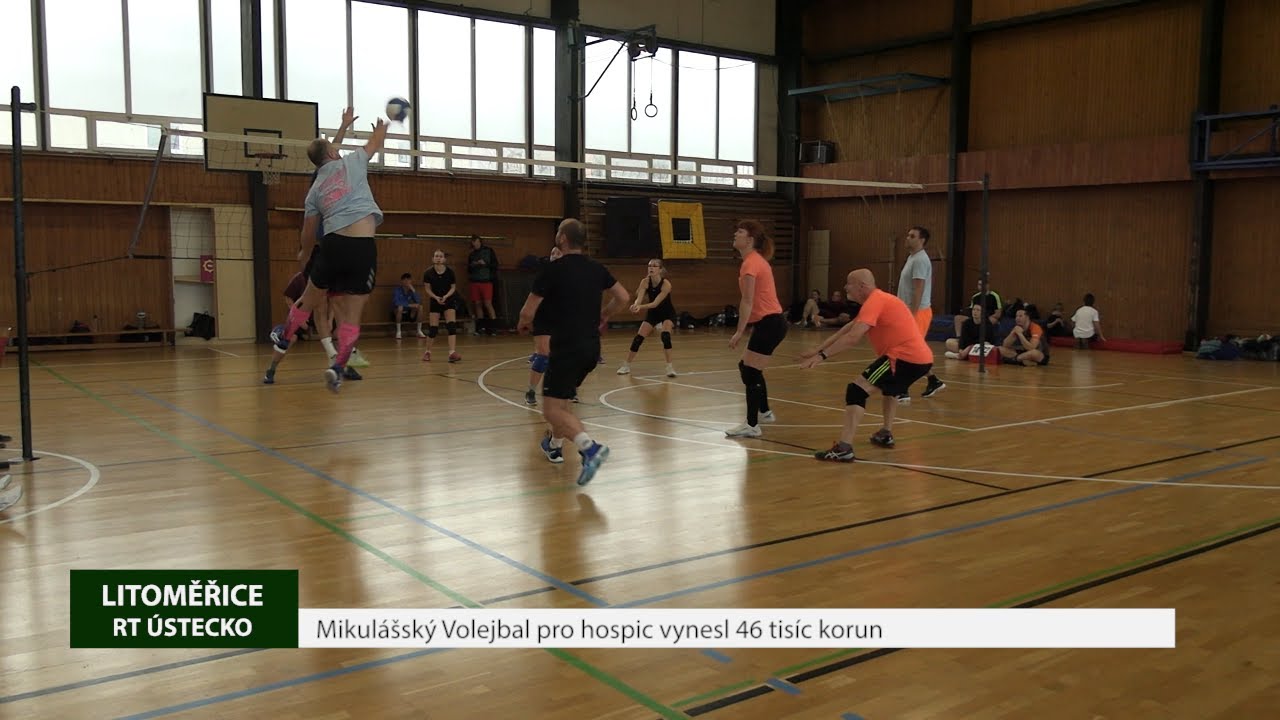 LITOMĚŘICE: Mikulášský Volejbal pro hospic vynesl 46 tisíc korun