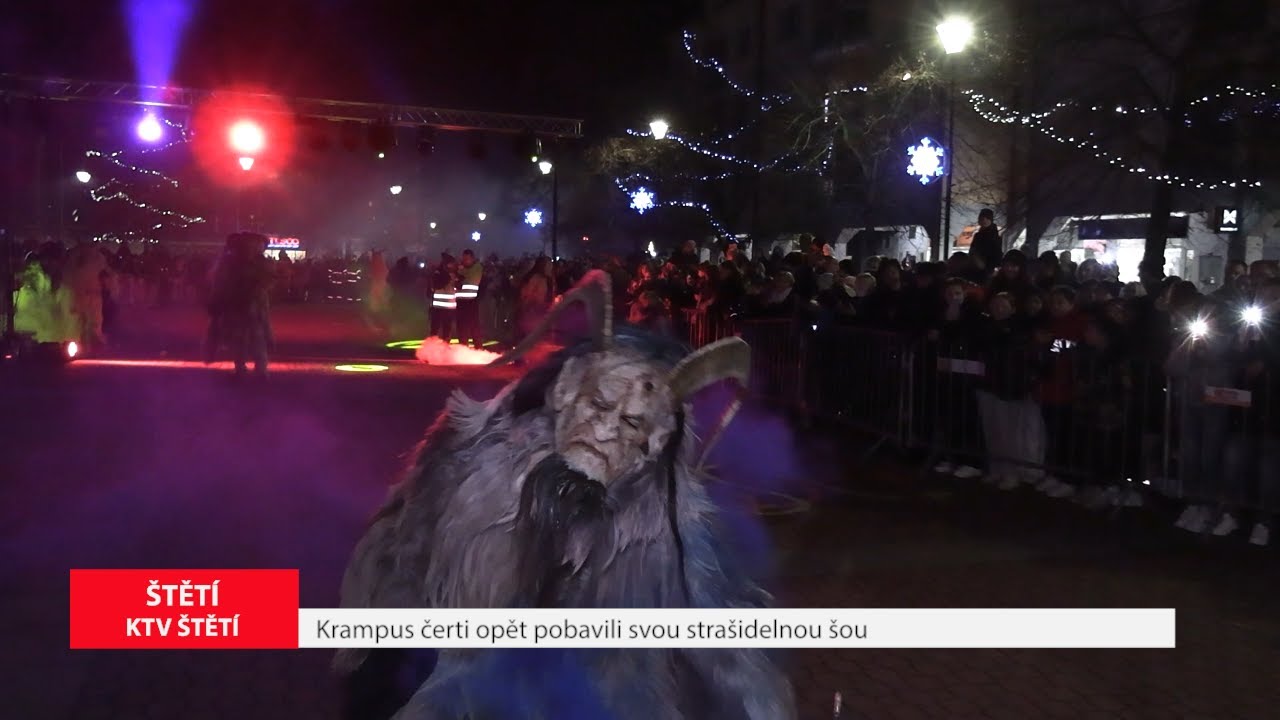 ŠTĚTÍ: Krampus čerti opět pobavili svou strašidelnou šou