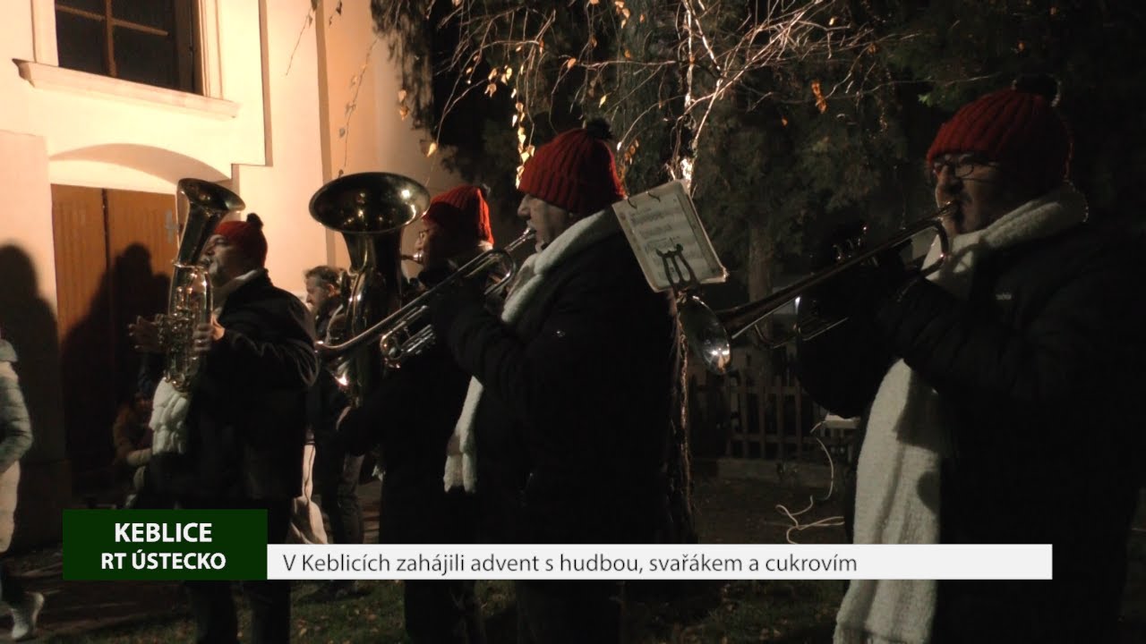 KEBLICE: V Keblicích zahájili advent s hudbou, svařákem a cukrovím
