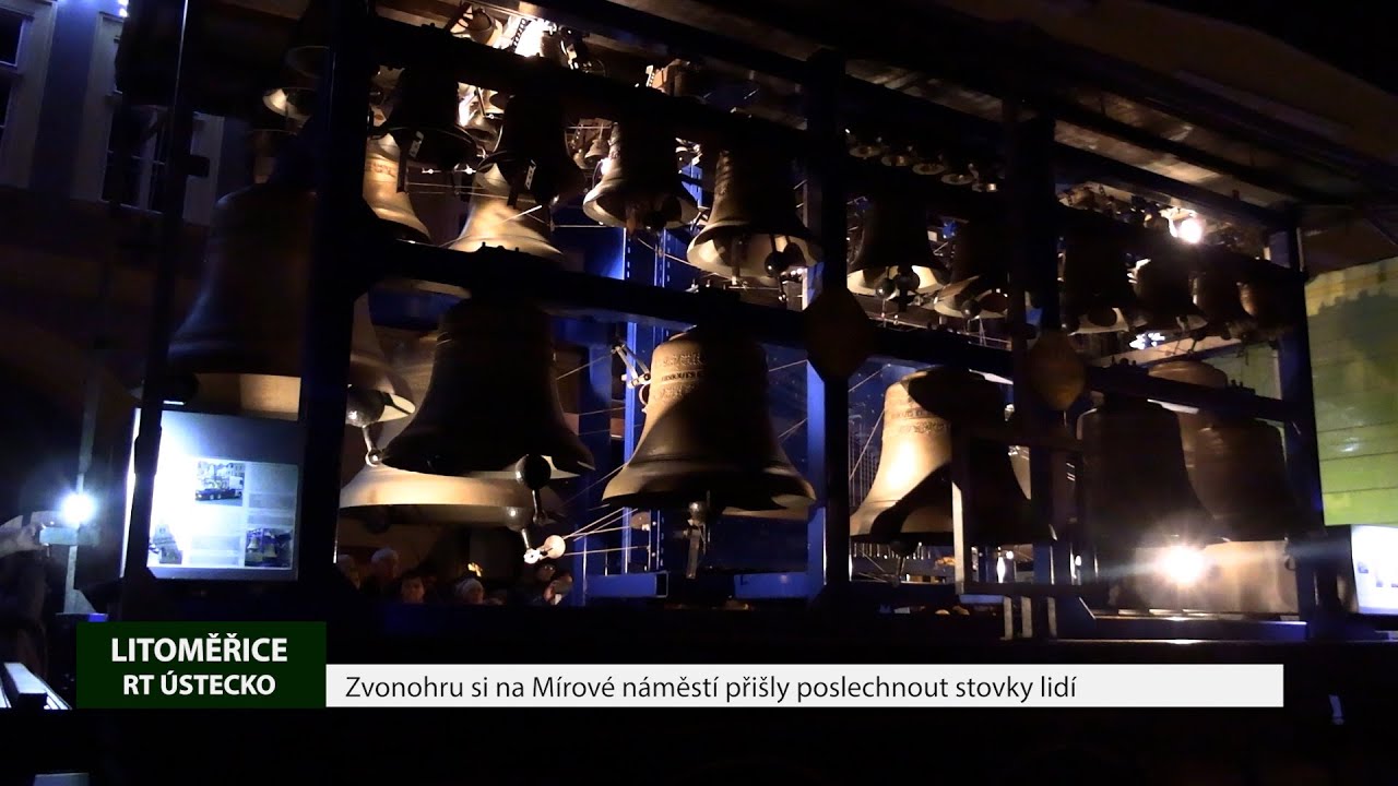 LITOMĚŘICE: Zvonohru si na Mírové náměstí přišly poslechnout stovky lidí LITOMĚŘICE: Zvonohru si na Mírové náměstí přišly poslechnout stovky lidí