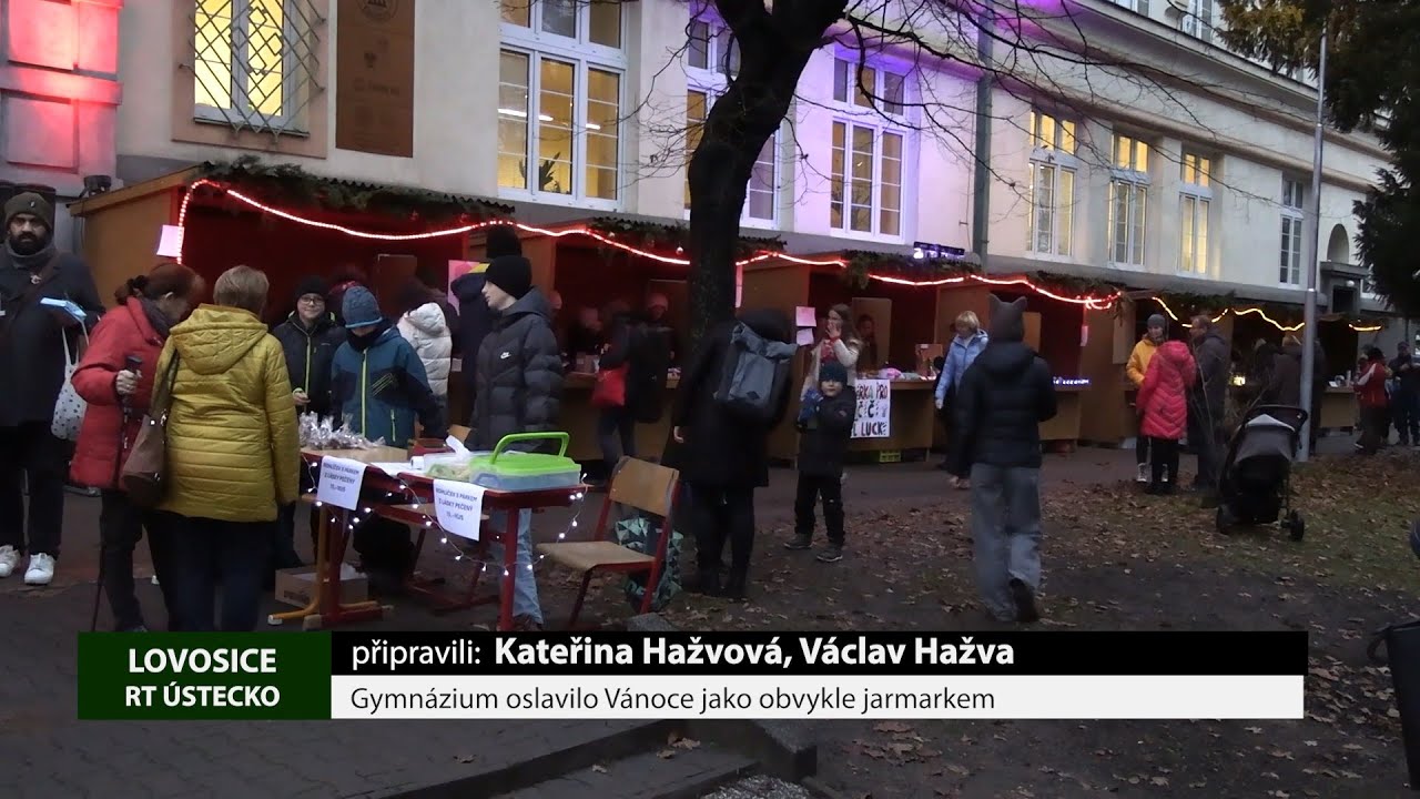 LOVOSICE: Gymnázium oslavilo Vánoce jako obvykle jarmarkem