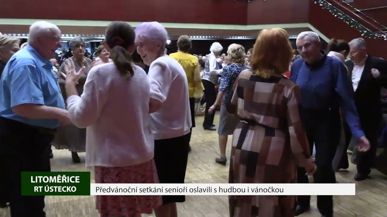 LITOMĚŘICE: Předvánoční setkání senioři oslavili s hudbou i vánočkou LITOMĚŘICE: Předvánoční setkání senioři oslavili s hudbou i vánočkou