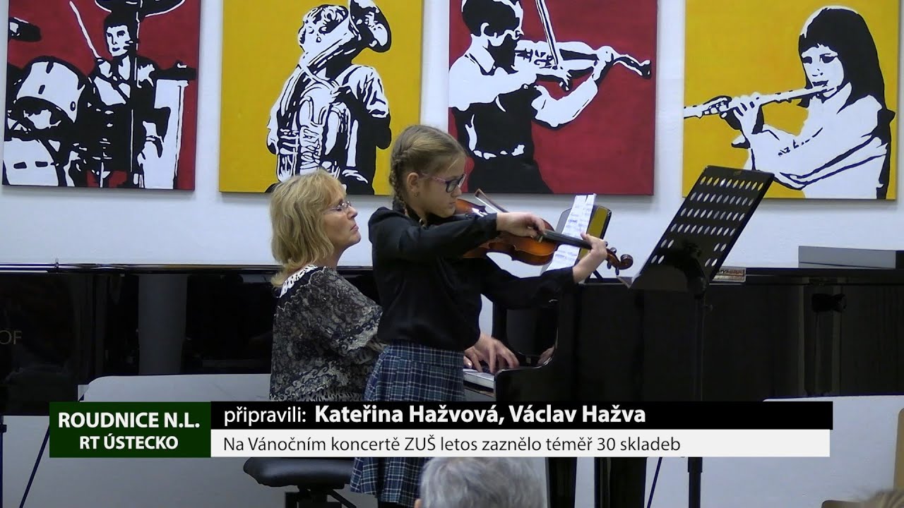 ROUDNICE N.L.: Na Vánočním koncertě ZUŠ letos zaznělo téměř 30 skladeb