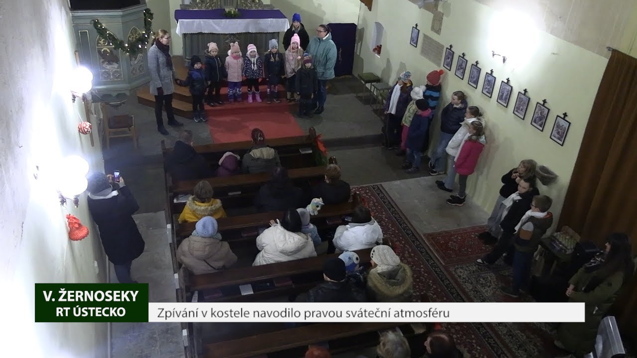 V. ŽERNOSEKY: Zpívání v kostele navodilo pravou sváteční atmosféru