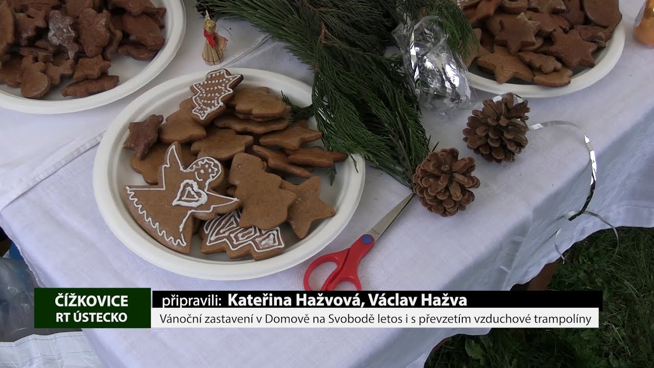 ČÍŽKOVICE: Vánoční zastavení v Domově na Svobodě letos i s převzetím vzduchové trampolíny