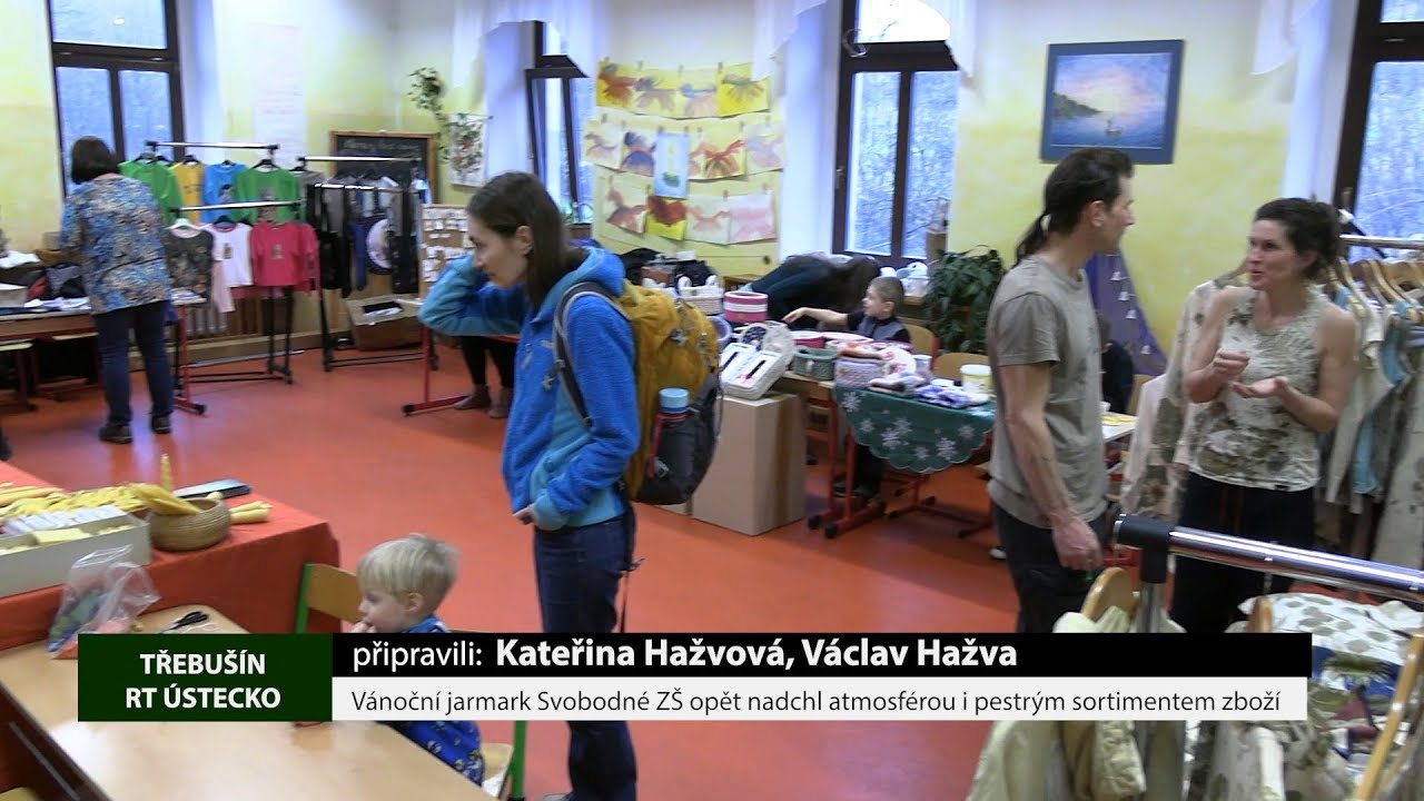 TŘEBUŠÍN: Vánoční jarmark Svobodné ZŠ opět nadchl atmosférou i pestrým sortimentem zboží