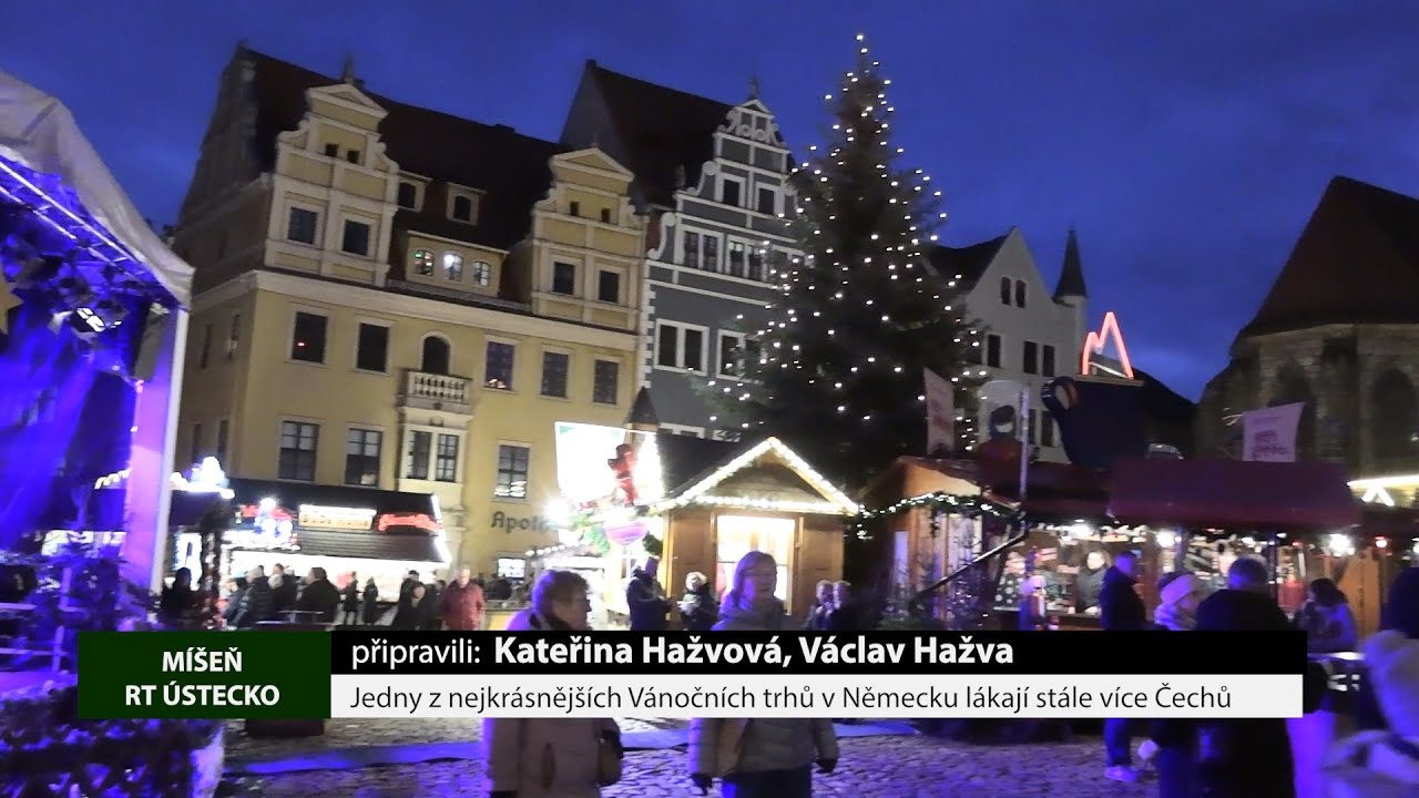MÍŠEŇ: Jedny z nejkrásnějších Vánočních trhů v Německu lákají stále více Čechů