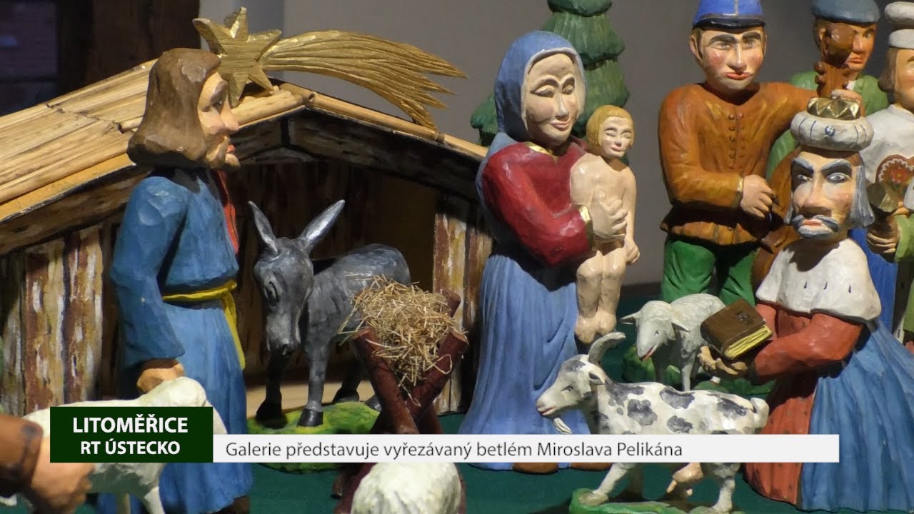 LITOMĚŘICE: Galerie představuje vyřezávaný betlém Miroslava Pelikána