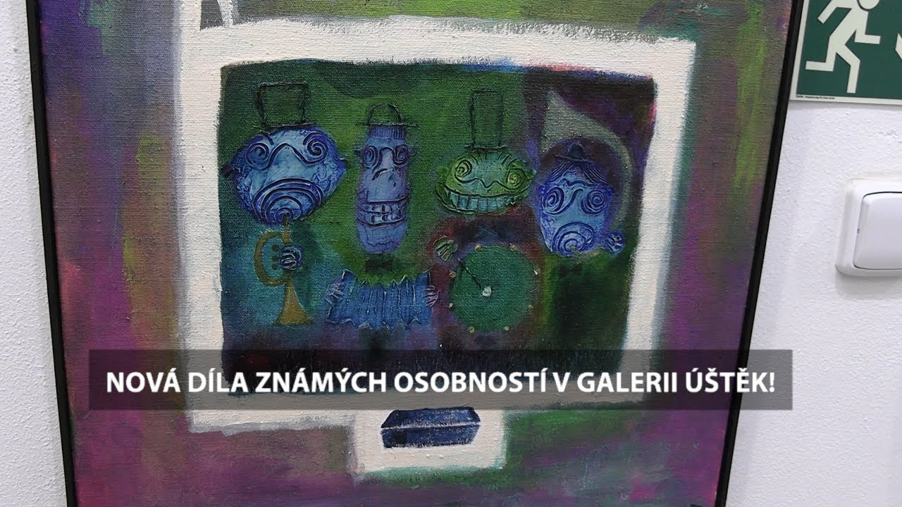 Originální dárek? Galerie Úštěk nabízí nová díla známých osobností (reklama)