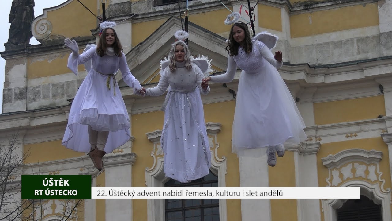 ÚŠTĚK: 22. Úštěcký advent nabídl řemesla, kulturu i slet andělů