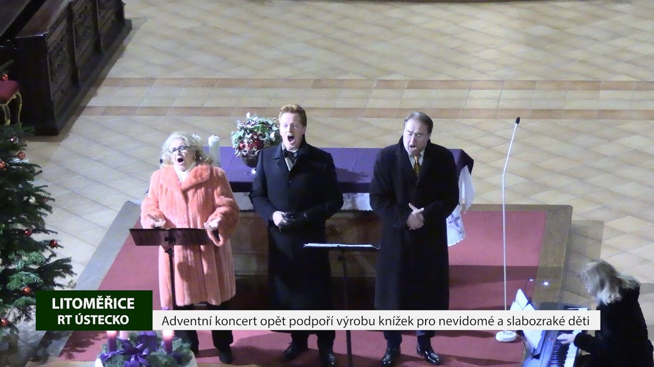 LITOMĚŘICE: Adventní koncert opět podpoří výrobu knížek pro nevidomé a slabozraké děti
