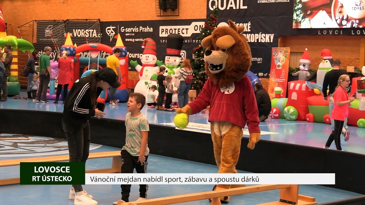 LOVOSICE: Vánoční mejdan nabídl sport, zábavu a spoustu dárků