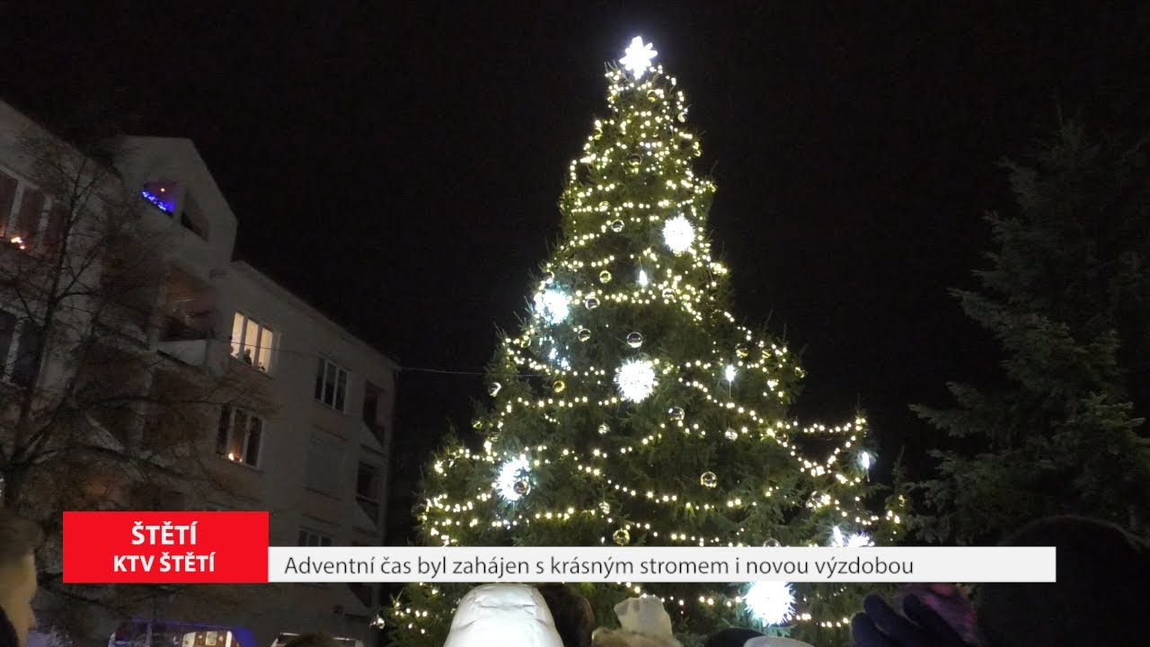 ŠTĚTÍ: Adventní čas byl zahájen s krásným stromem i novou výzdobou