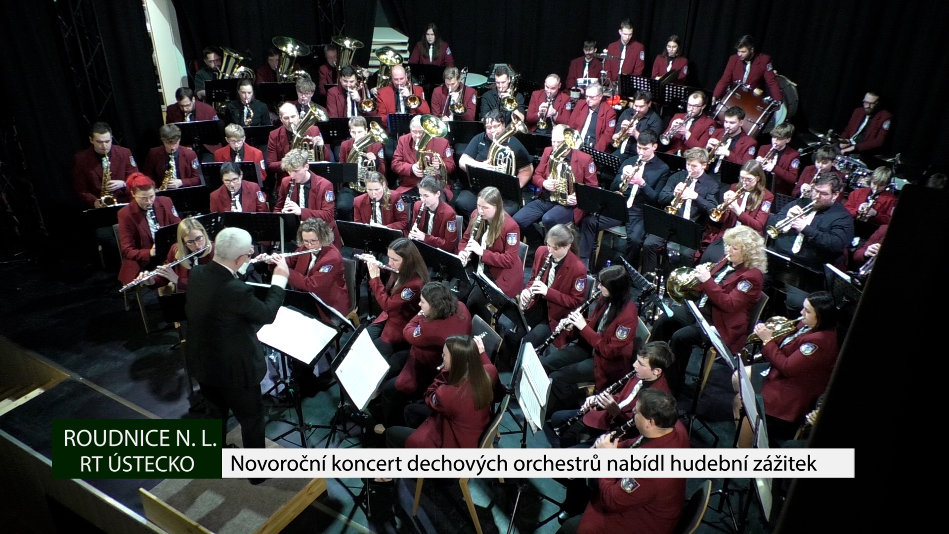 ROUDNICE n.L.: Novoroční koncert dechových orchestrů nabídl hudební zážitek