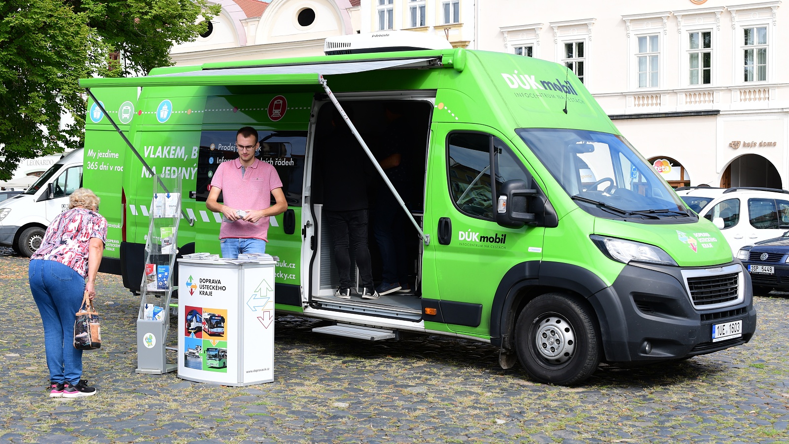Informace o autobusové dopravě přiveze do Litoměřic DÚKmobil