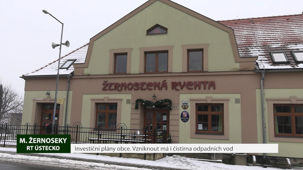 M. ŽERNOSEKY: Investiční plány obce. Vzniknout má i čistírna odpadních vod M. ŽERNOSEKY: Investiční plány obce. Vzniknout má i čistírna odpadních vod
