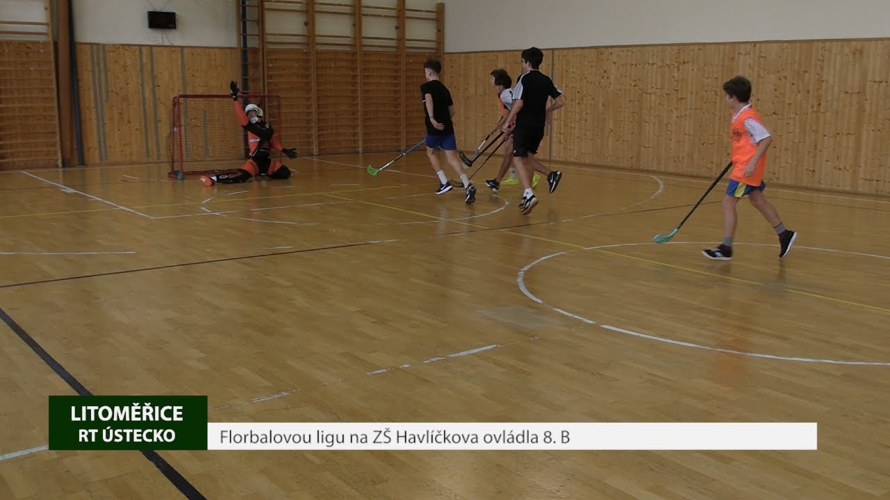 LITOMĚŘICE: Florbalovou ligu na ZŠ Havlíčkova ovládla 8. B