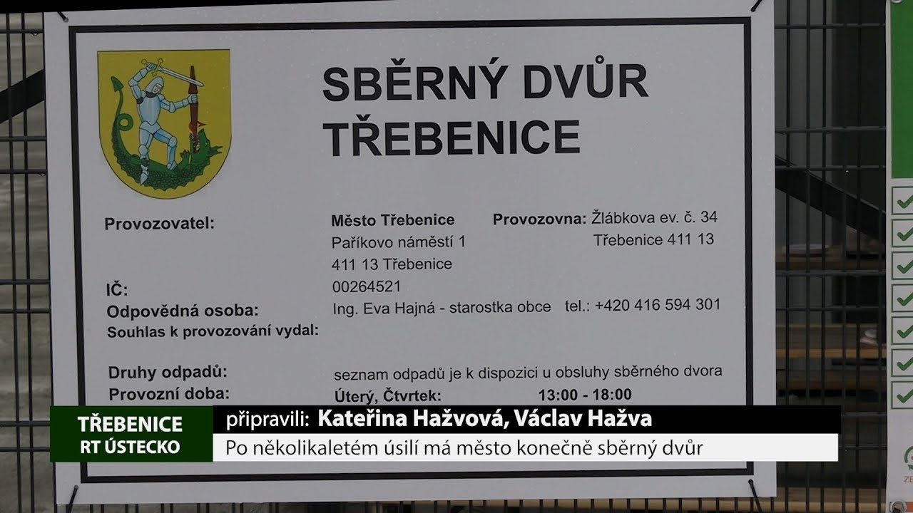 TŘEBENICE: Po několikaletém úsilí má město konečně sběrný dvůr