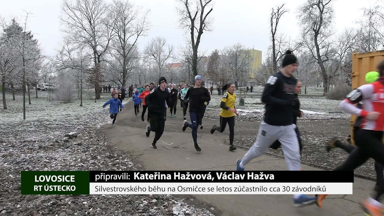LOVOSICE: Silvestrovského běhu na Osmičce se letos zúčastnilo cca 30 závodníků
