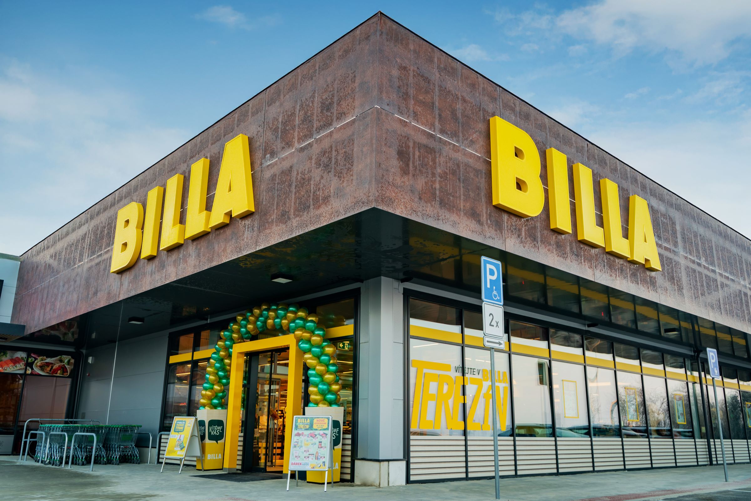BILLA pokračuje v expanzi i v roce 2025. První novou prodejnu letošního roku otevírá v Terezíně