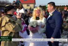 KEBLICE: Keblicemi prošel masopustní průvod zakončený svatbou i popravou
