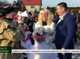 KEBLICE: Keblicemi prošel masopustní průvod zakončený svatbou i popravou