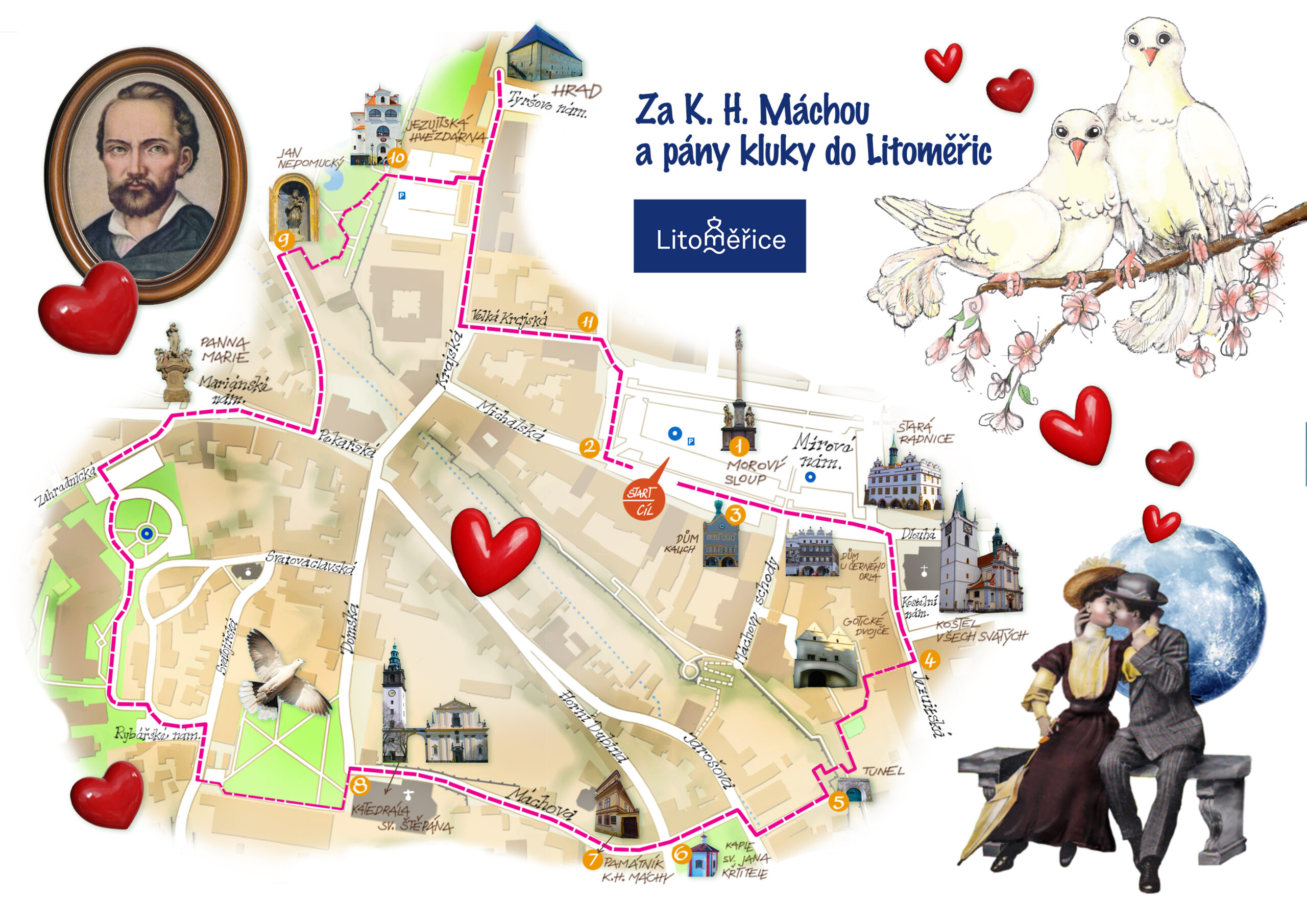 Litoměřice nabízí novou trasu pro rodiny s dětmi. Láká na hádanky a objevování