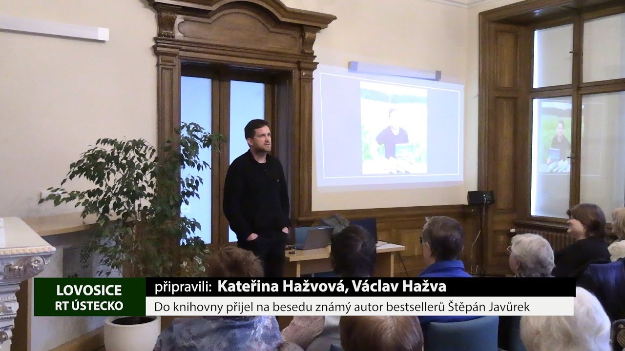 LOVOSICE: Do knihovny přijel na besedu známý autor bestsellerů Štěpán Javůrek