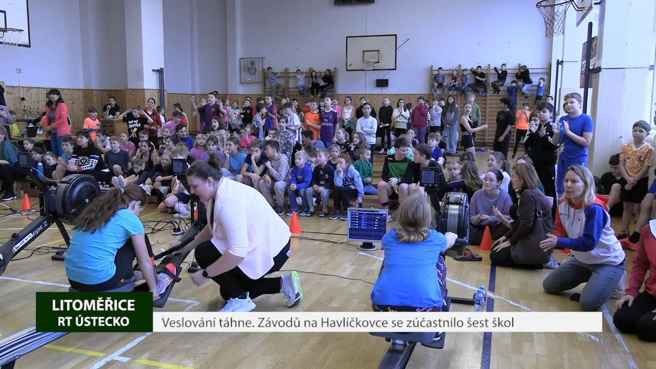LITOMĚŘICE: Veslování táhne. Závodů na Havlíčkovce se zúčastnilo šest škol