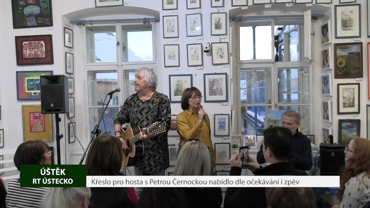 ÚŠTĚK: Křeslo pro hosta s Petrou Černockou nabídlo dle očekávání i zpěv