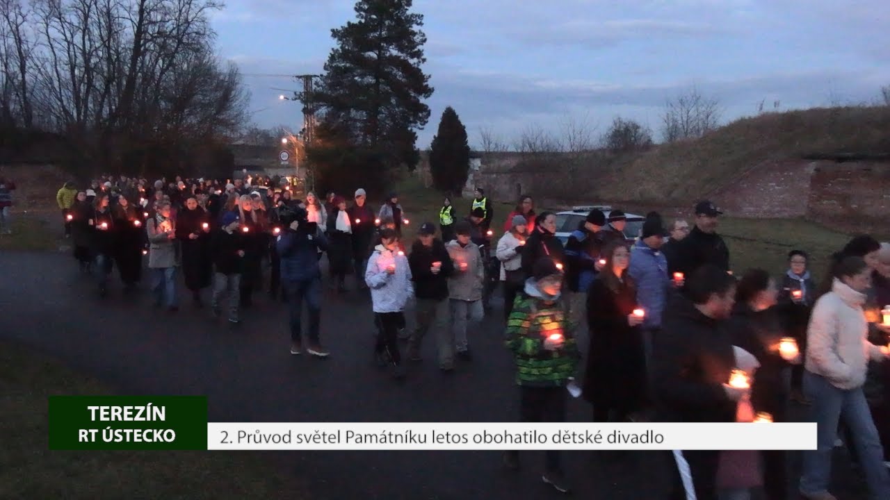 TEREZÍN: 2. Průvod světel Památníku letos obohatilo dětské divadlo