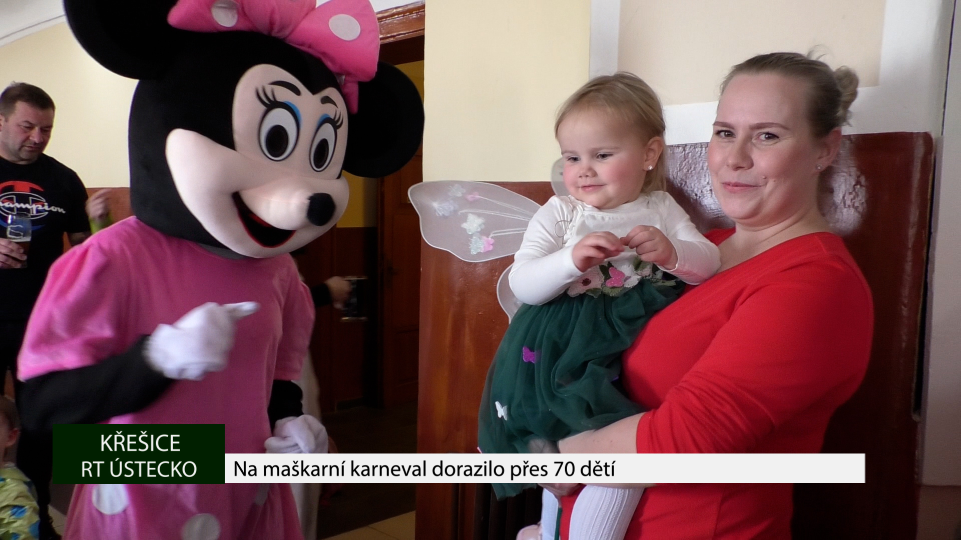 KŘEŠICE: Na maškarní karneval dorazilo přes 70 dětí