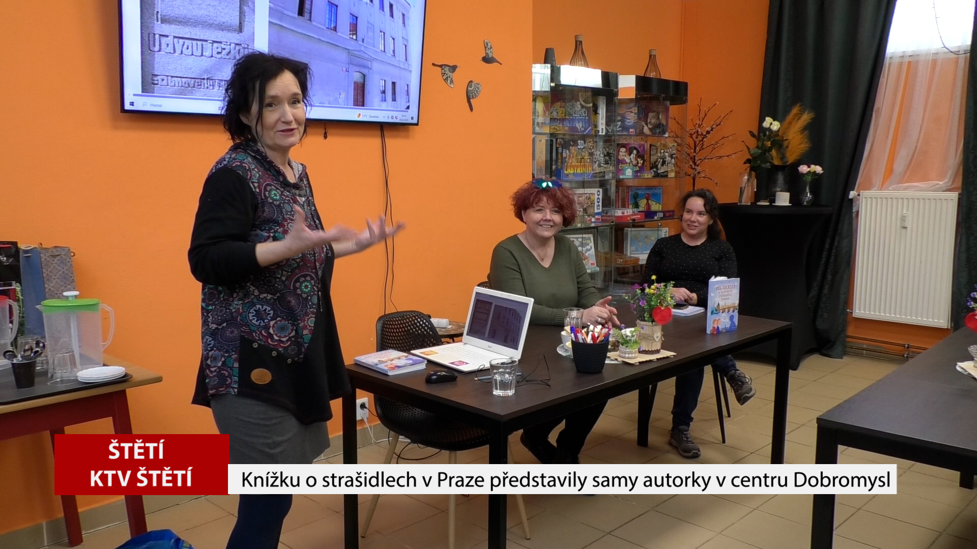 ŠTĚTÍ: Knížku o strašidlech v Praze představily samy autorky v centru Dobromysl