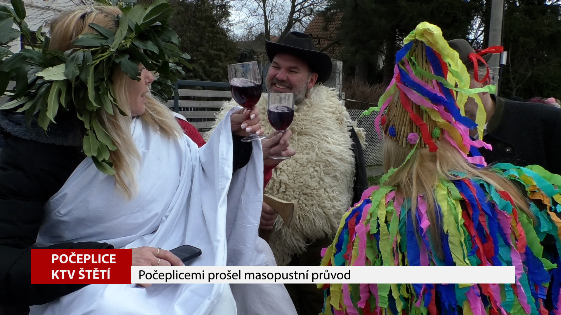 POČEPLICE: Počeplicemi prošel masopustní průvod