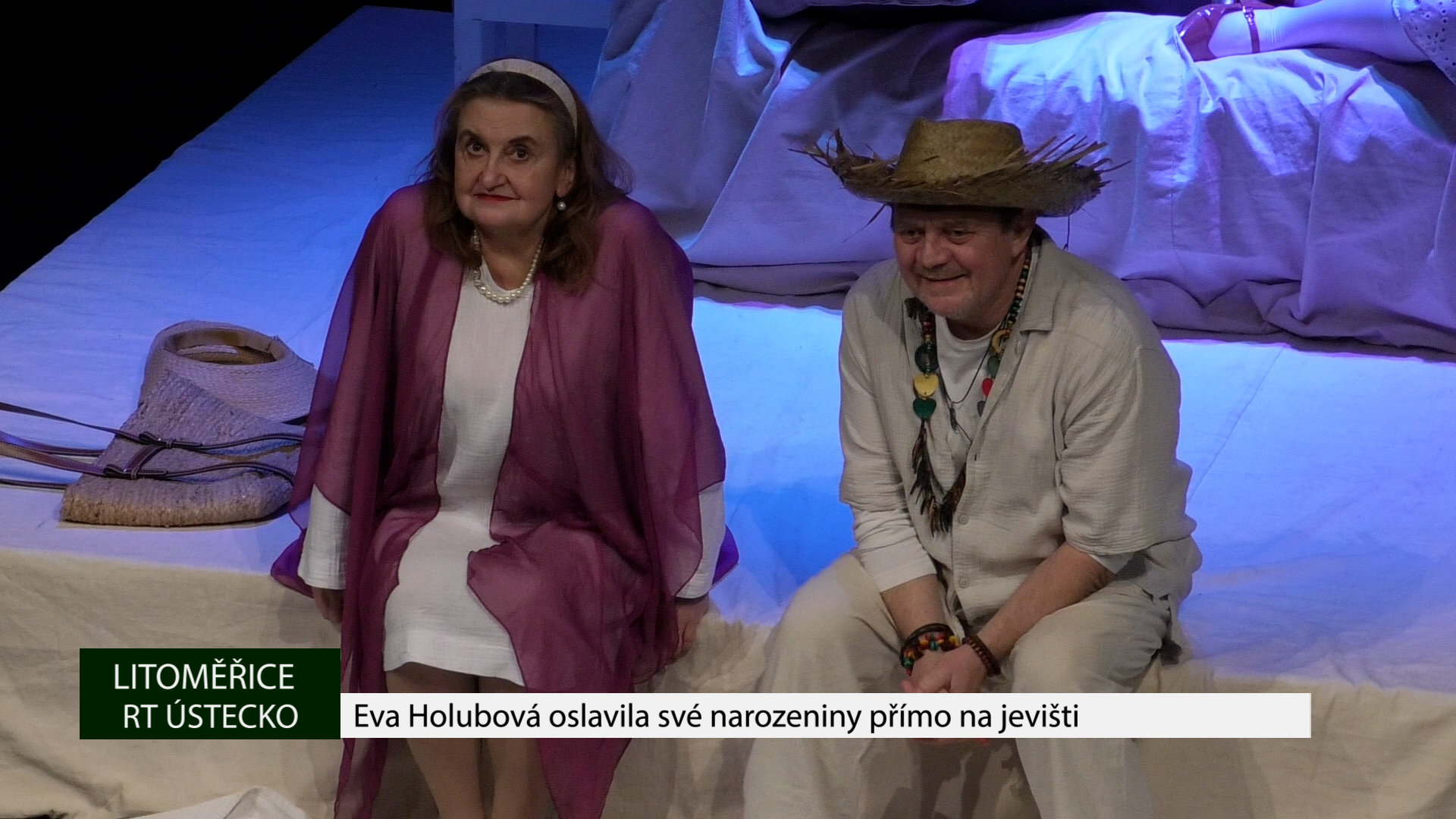 LITOMĚŘICE: Eva Holubová oslavila své narozeniny přímo na jevišti